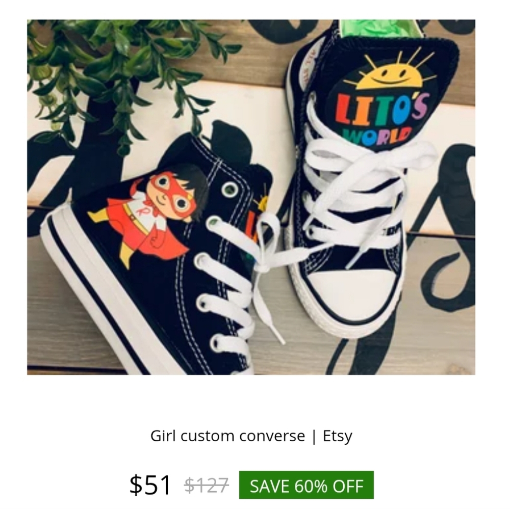 Converse Black High-Tops with Vibrant Accents